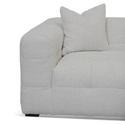 CLC8474-CA Right Chaise Sofa - Pearl Boucle - Furniture Castle