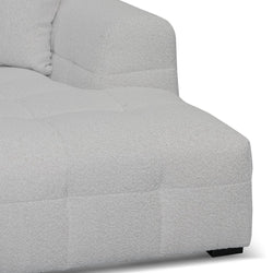 CLC8474-CA Right Chaise Sofa - Pearl Boucle - Furniture Castle