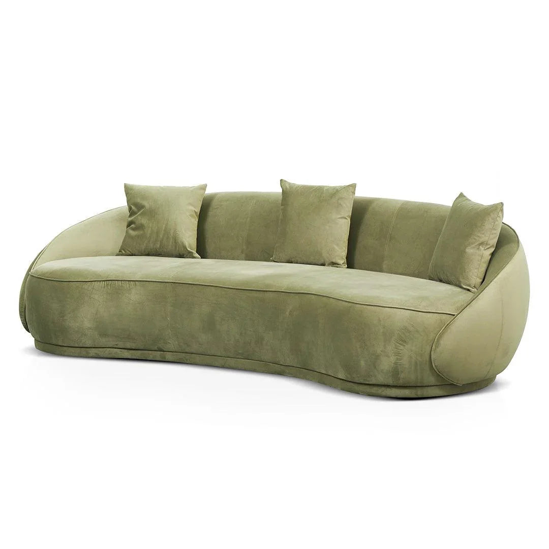 CLC8514-FS 4 Seater Fabric Sofa - Elegant Sage - Furniture Castle