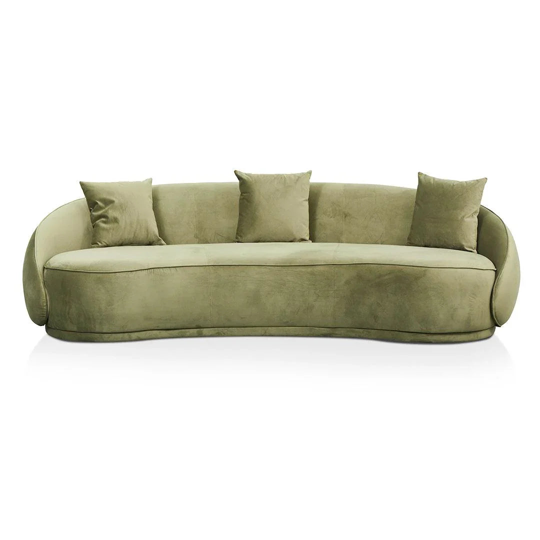 CLC8514-FS 4 Seater Fabric Sofa - Elegant Sage - Furniture Castle