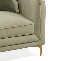 CLC8516-FS 3 Fabric Seater Sofa - Elegant Sage - Furniture Castle