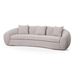 CLC8536-FS 3 Seater Sofa - Ash Grey Boucle - Furniture Castle