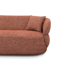 CLC8567-CA 3 Seater Sofa - Moss Rust Orange - Furniture Castle