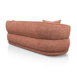 CLC8567-CA 3 Seater Sofa - Moss Rust Orange - Furniture Castle