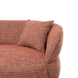 CLC8567-CA 3 Seater Sofa - Moss Rust Orange - Furniture Castle