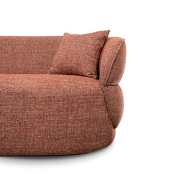 CLC8567-CA 3 Seater Sofa - Moss Rust Orange - Furniture Castle