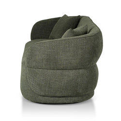 CLC8569-CA 3 Seater Sofa- Moss Green - Furniture Castle