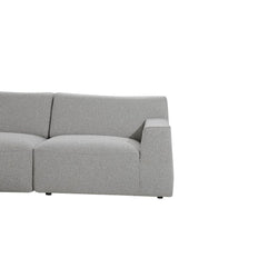 CLC8671-YY 3 Seater Left Chaise Sofa - Clay Grey - Furniture Castle