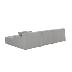CLC8672-YY 3 Seater Right Chaise Sofa - Clay Grey - Furniture Castle