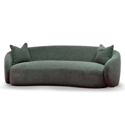 CLC8777-CA 3 Seater Fabric Sofa - Moss Green - Furniture Castle