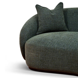 CLC8777-CA 3 Seater Fabric Sofa - Moss Green - Furniture Castle