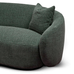 CLC8777-CA 3 Seater Fabric Sofa - Moss Green - Furniture Castle