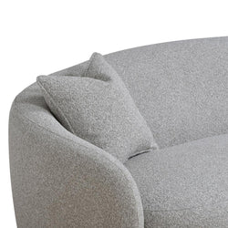 CLC8778-CA 3 Seater Fabric Sofa - Clay Grey - Furniture Castle