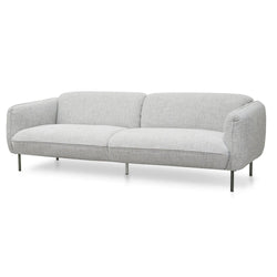 CLC920-IG - 3 Seater Sofa - Light spec grey fabric - Furniture Castle