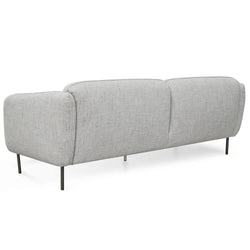 CLC920-IG - 3 Seater Sofa - Light spec grey fabric - Furniture Castle