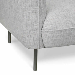 CLC920-IG - 3 Seater Sofa - Light spec grey fabric - Furniture Castle