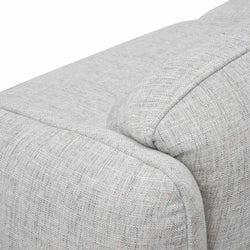 CLC920-IG - 3 Seater Sofa - Light spec grey fabric - Furniture Castle