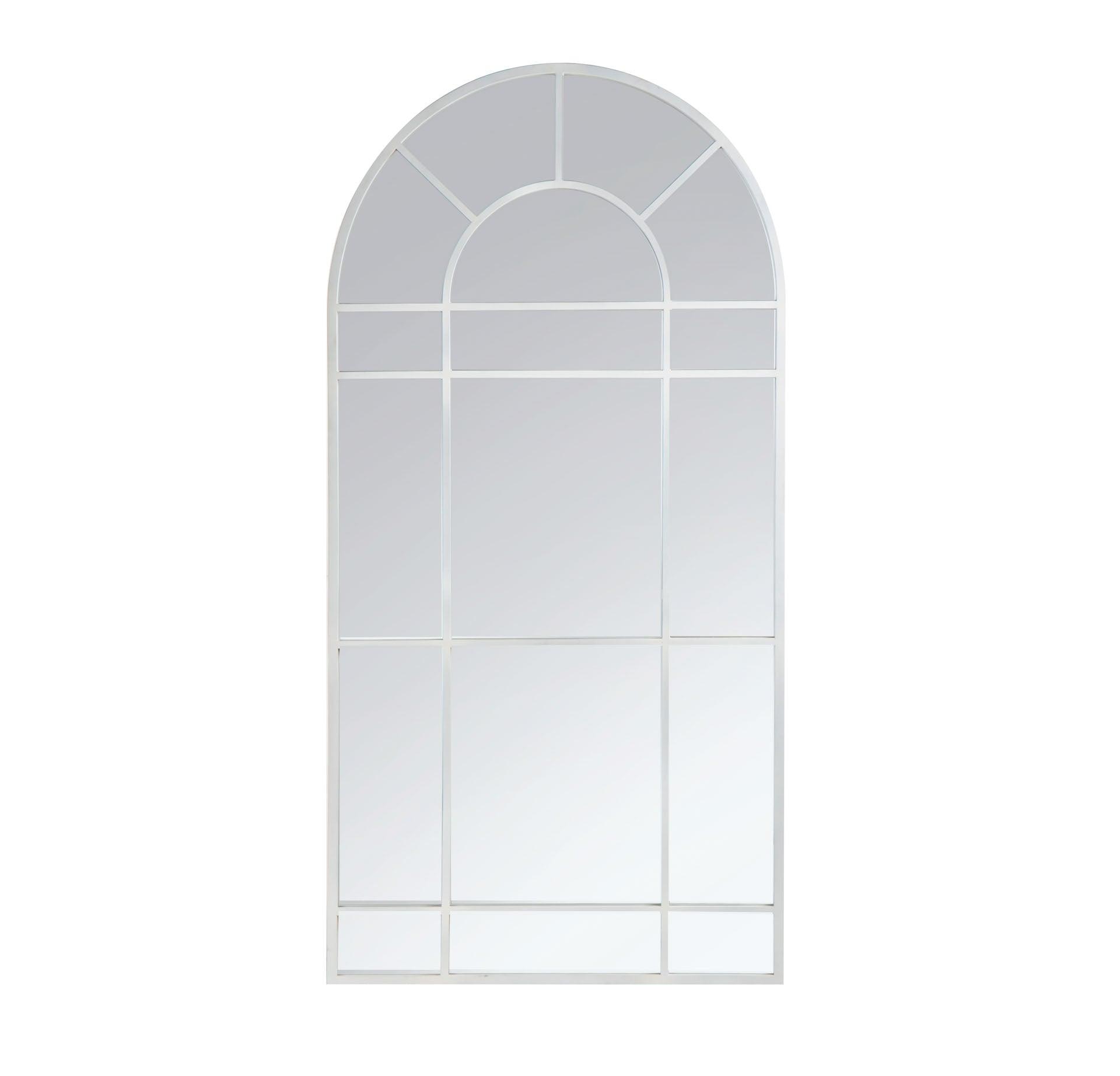Clementine Floor Mirror White 91.5x3x185cm - Furniture Castle