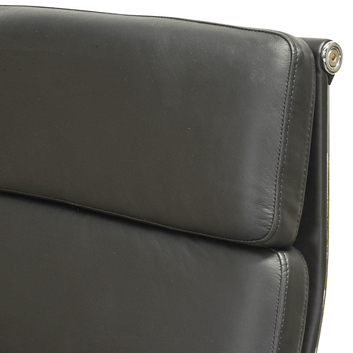 COC104 High Back Office Chair - Black Leather - Furniture Castle