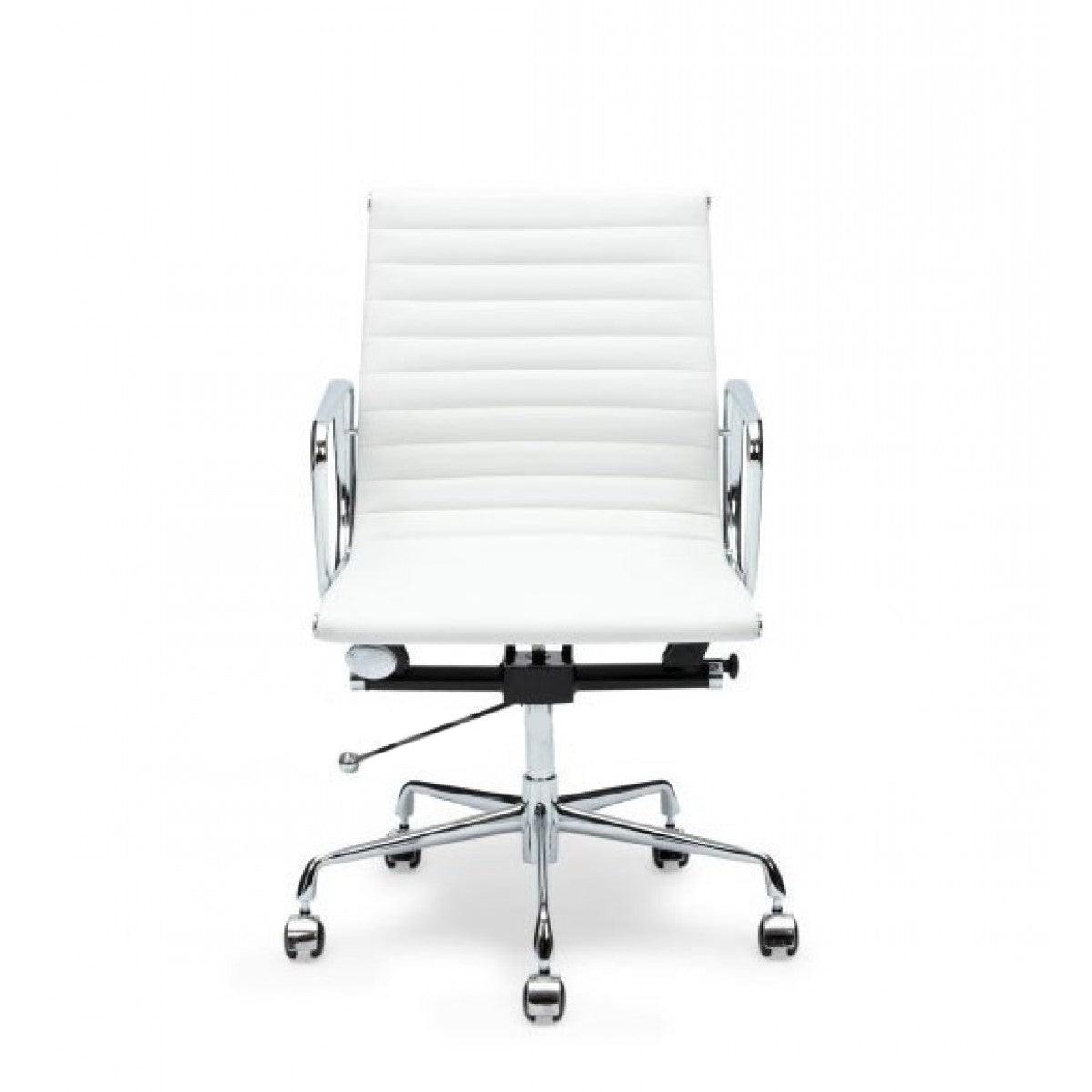 COC111 Leather Office Chair - White - Furniture Castle