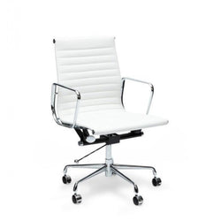 COC111 Leather Office Chair - White - Furniture Castle