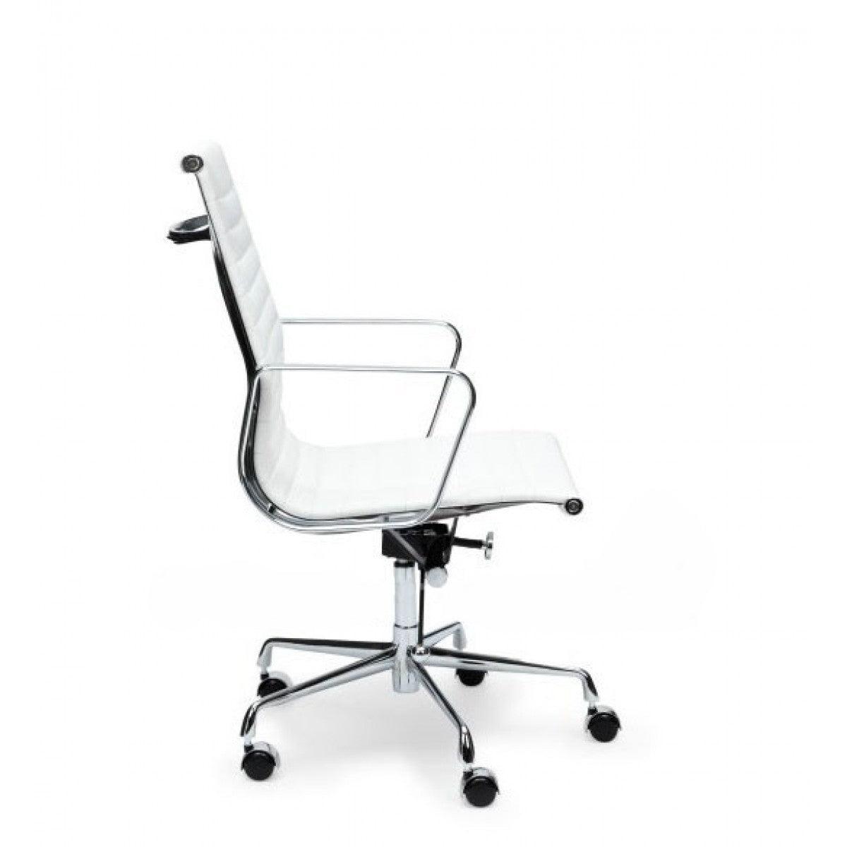 COC111 Leather Office Chair - White - Furniture Castle