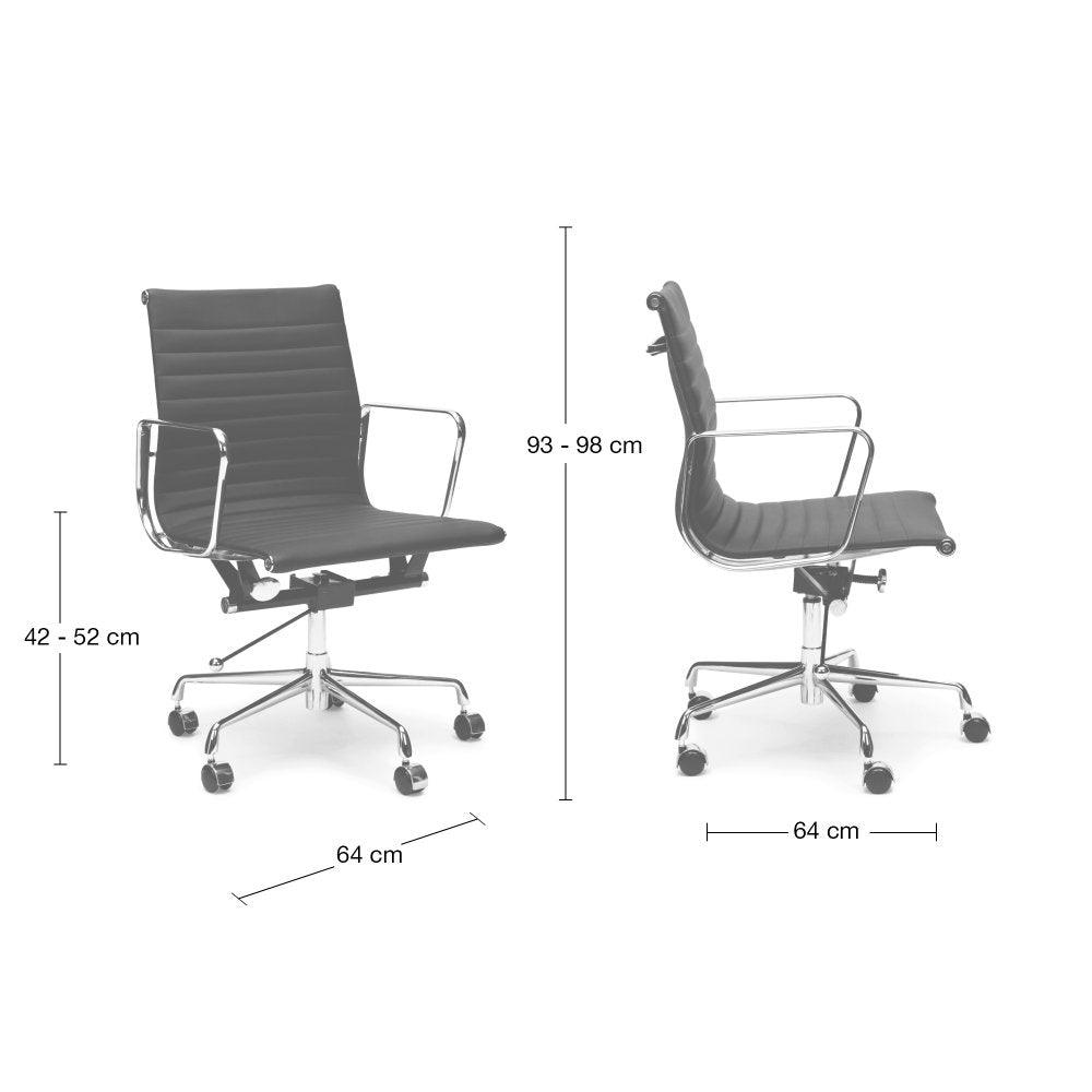 COC111 Leather Office Chair - White - Furniture Castle