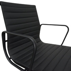 COC121 PU Leather Office Chair - Full Black - Furniture Castle