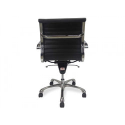 COC216 Leather Office Chair - Black - Furniture Castle