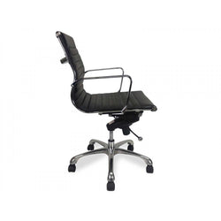 COC216 Leather Office Chair - Black - Furniture Castle
