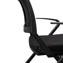 COC2346-SN Office Visitor Chair - Black - Furniture Castle