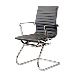 COC250 PU Leather Office Chair - Black - Furniture Castle
