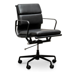 COC2624-YS Low Back Office Chair - Full Black - Furniture Castle