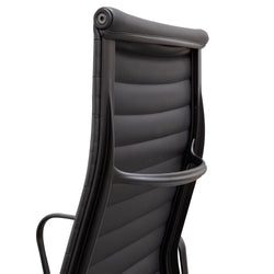 COC2970-YS - Executive Leather Office Chair - Full Black - Furniture Castle