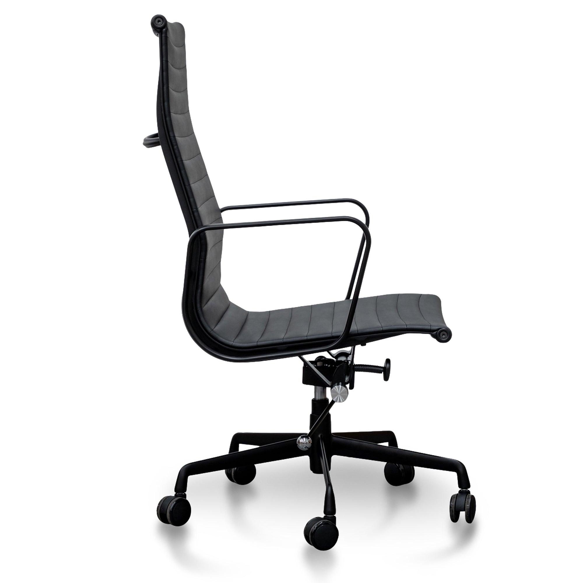 COC2970-YS - Executive Leather Office Chair - Full Black - Furniture Castle