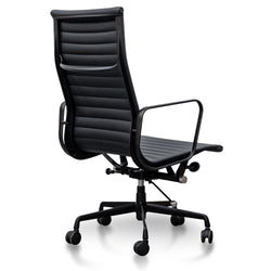 COC2970-YS - Executive Leather Office Chair - Full Black - Furniture Castle