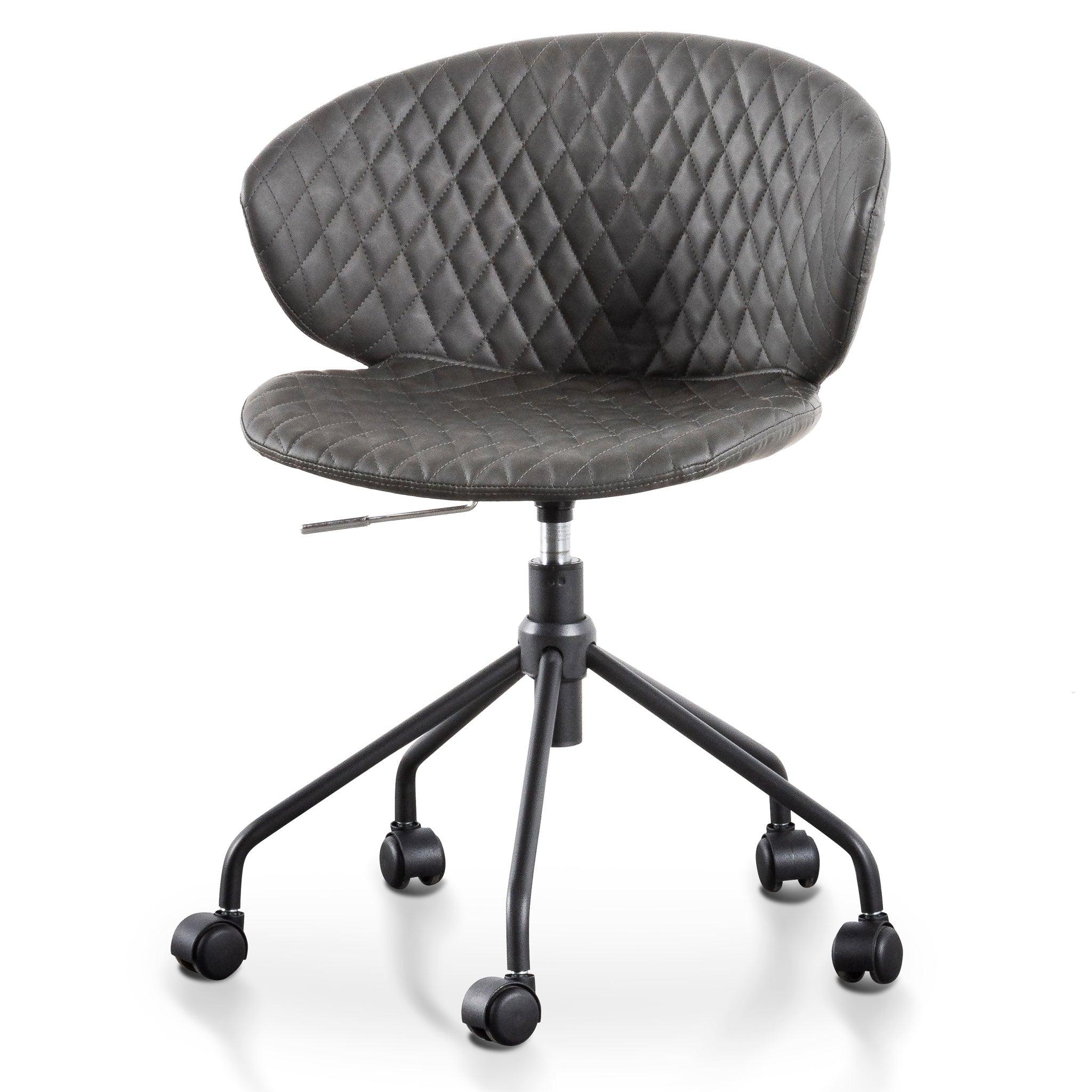 COC6192-LF Office Chair - Charcoal with Black Base - Furniture Castle