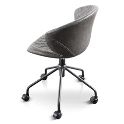 COC6192-LF Office Chair - Charcoal with Black Base - Furniture Castle