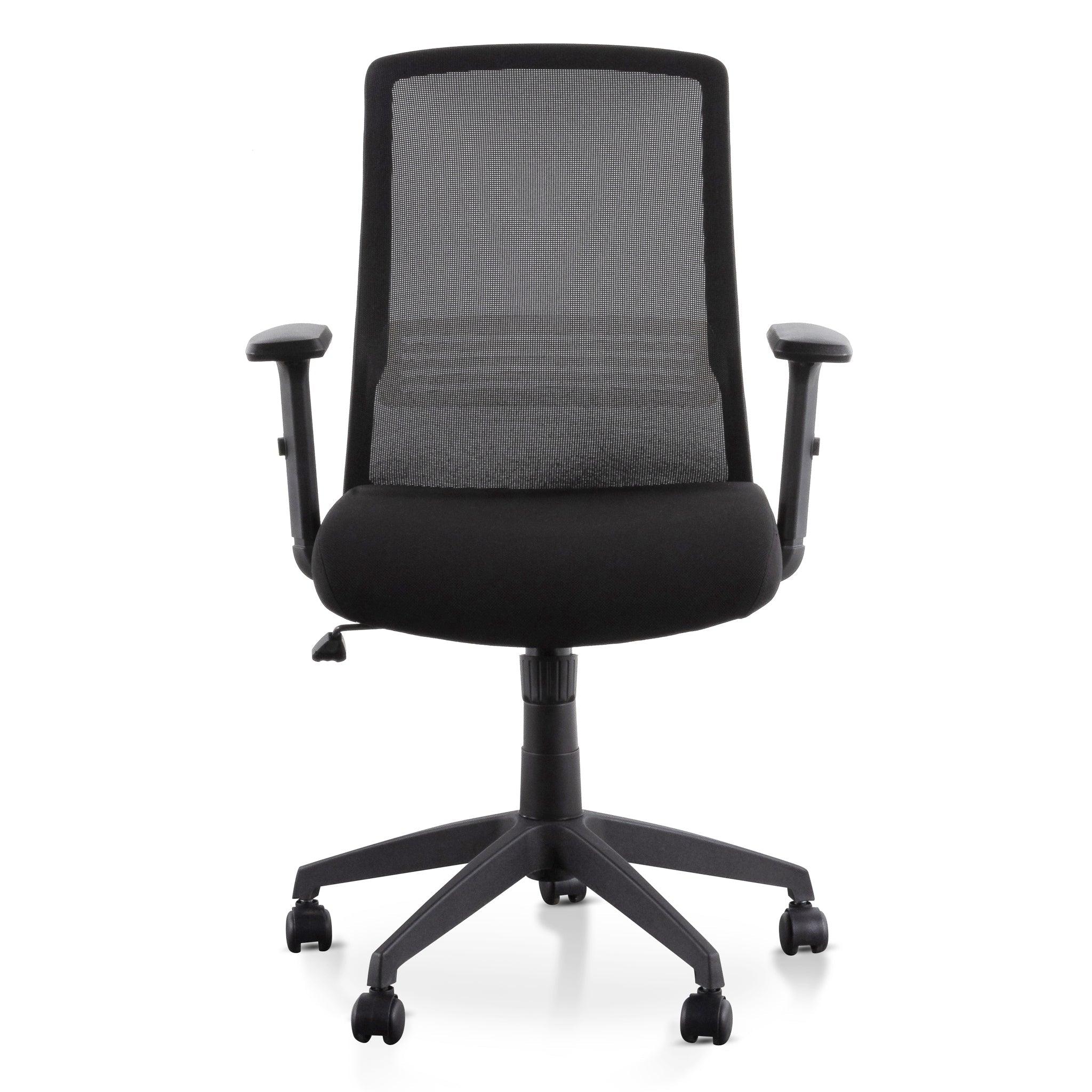 COC6207-LF Mesh Office Chair - Full Black - Furniture Castle