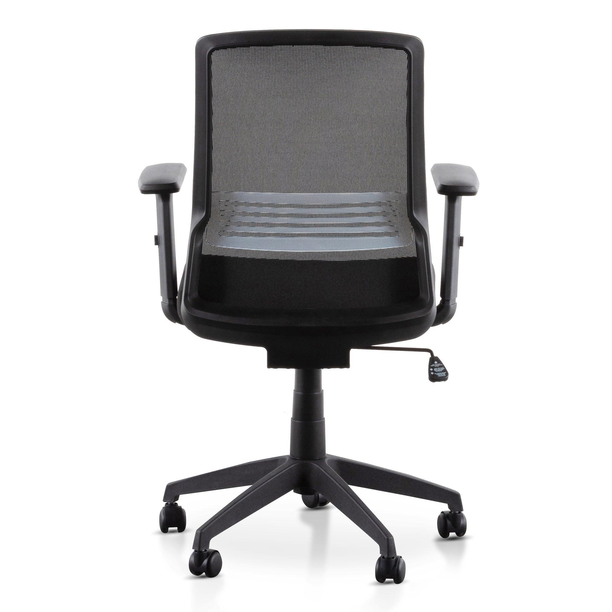 COC6207-LF Mesh Office Chair - Full Black - Furniture Castle