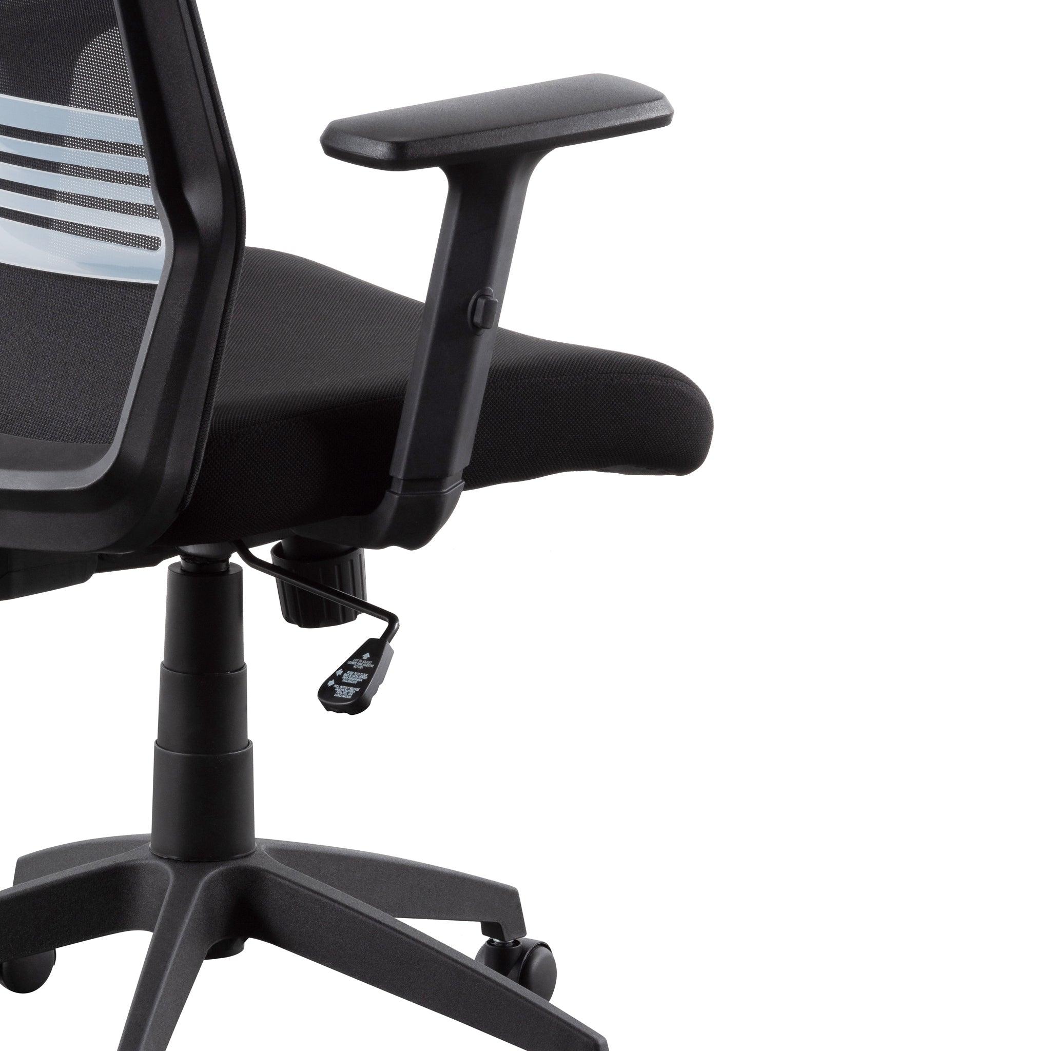 COC6207-LF Mesh Office Chair - Full Black - Furniture Castle