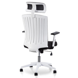 COC6208-LF Office Chair - Black and White - Furniture Castle