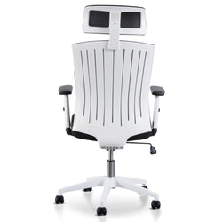 COC6208-LF Office Chair - Black and White - Furniture Castle