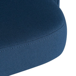 COC6239-UN Space Blue Fabric Office Chair - White Base - Furniture Castle