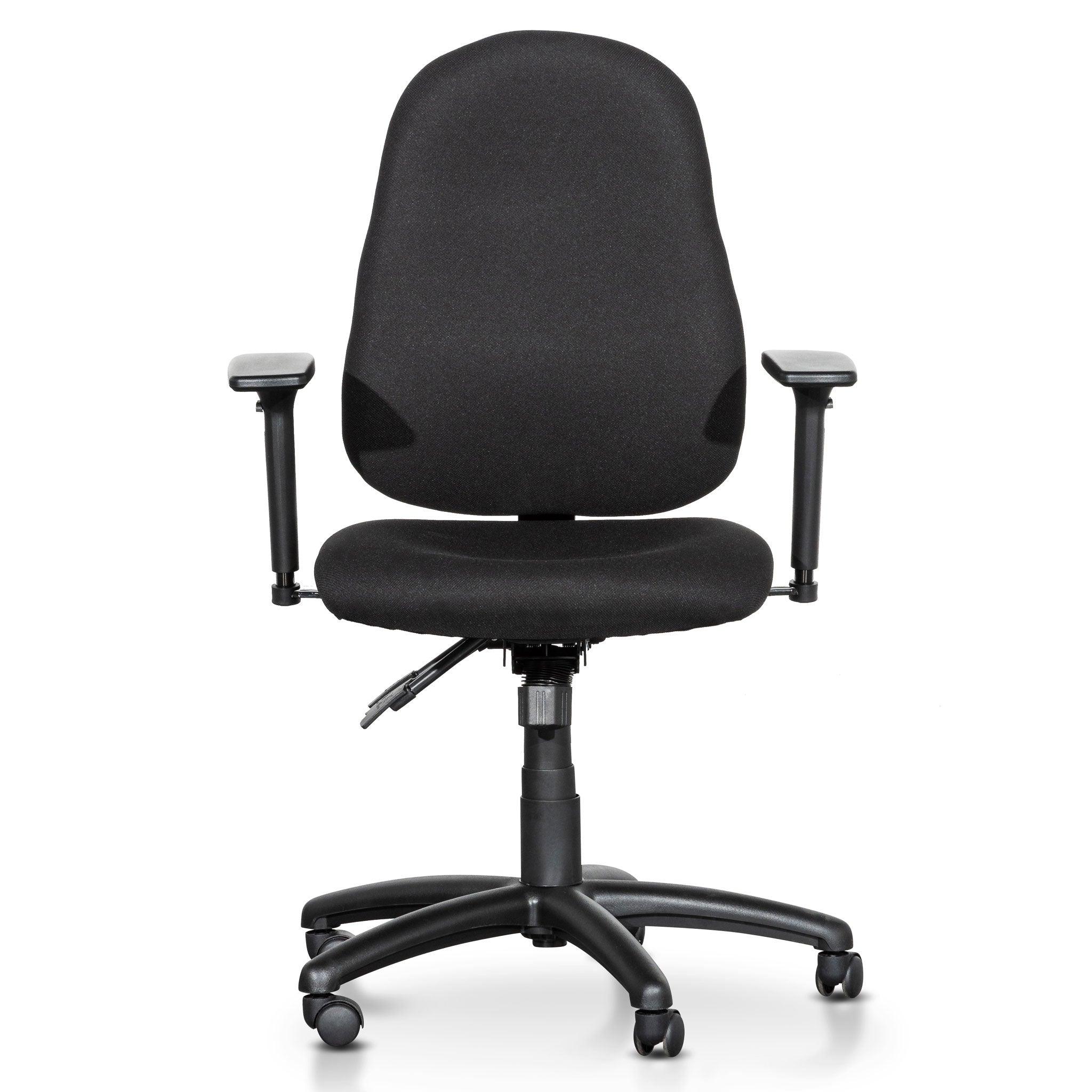 COC6243-UN High Back Fabric Office Chair - Black - Furniture Castle