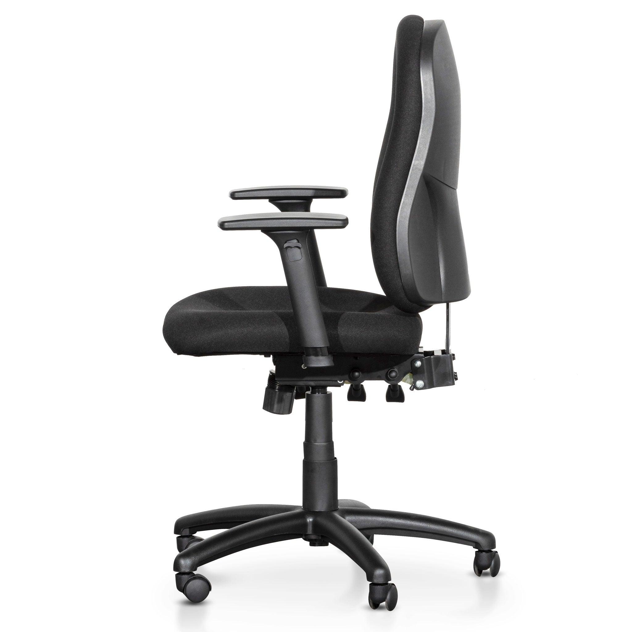 COC6243-UN High Back Fabric Office Chair - Black - Furniture Castle