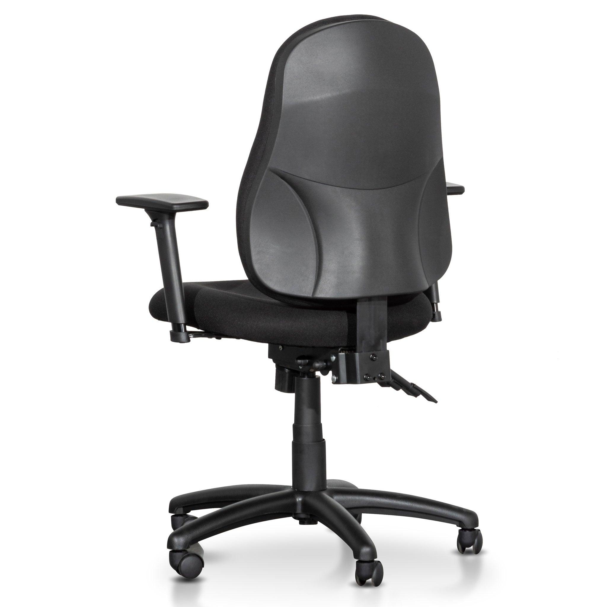 COC6243-UN High Back Fabric Office Chair - Black - Furniture Castle