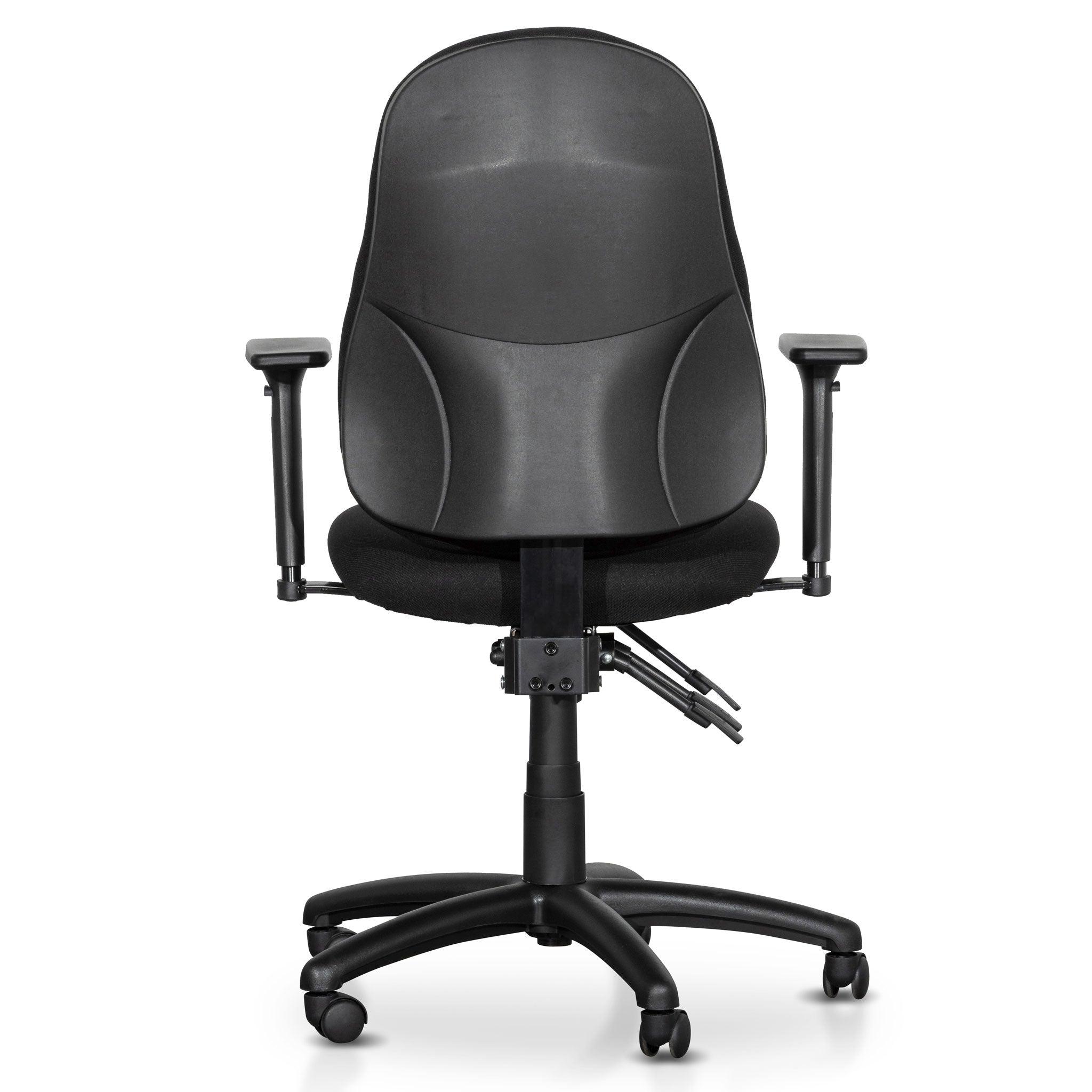 COC6243-UN High Back Fabric Office Chair - Black - Furniture Castle