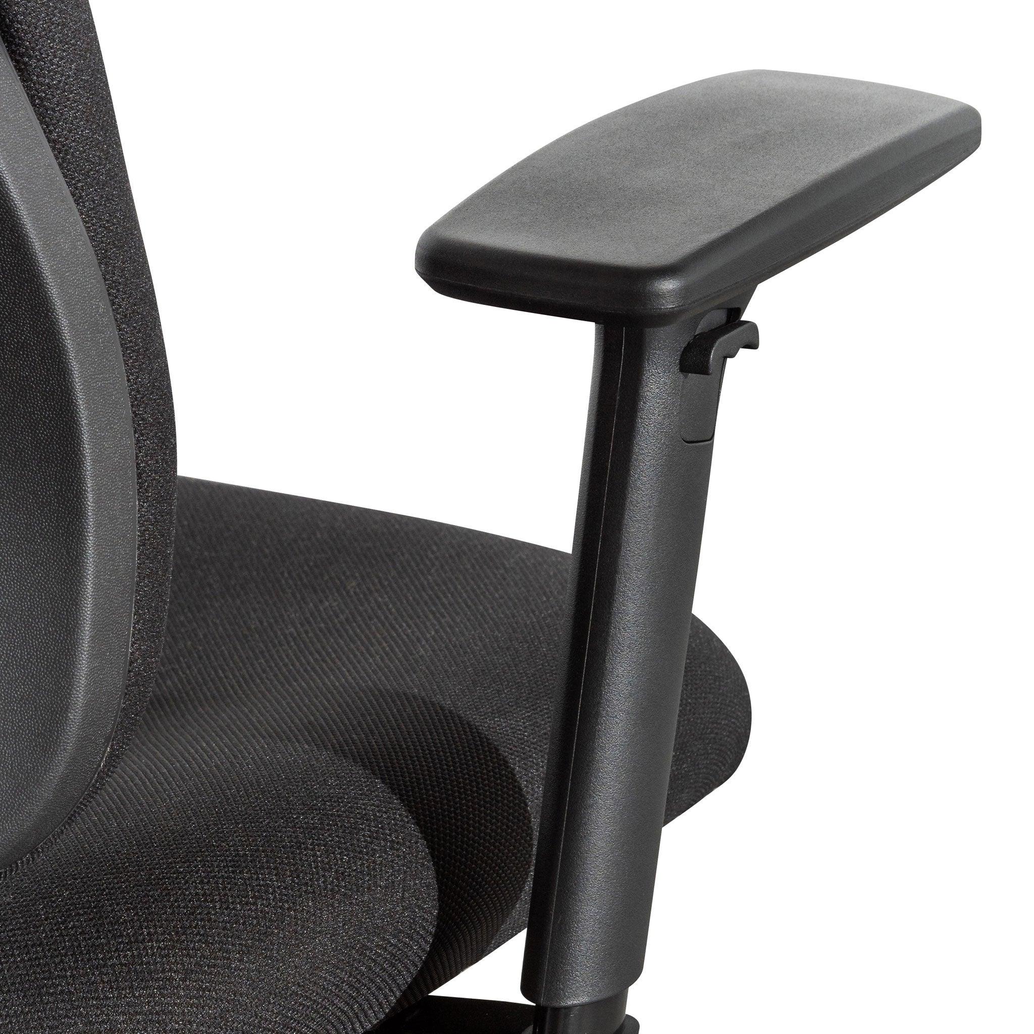 COC6243-UN High Back Fabric Office Chair - Black - Furniture Castle