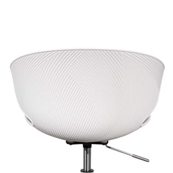 COC6507-LF White Office Chair - Light Grey Seat - Furniture Castle